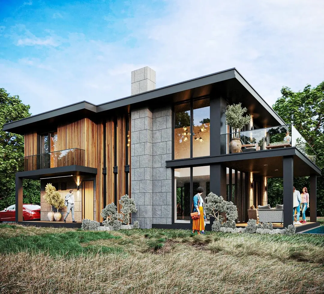 Ahmetli Havuzlu Villa, Ahmetli, Şile (3D görselleştirme)